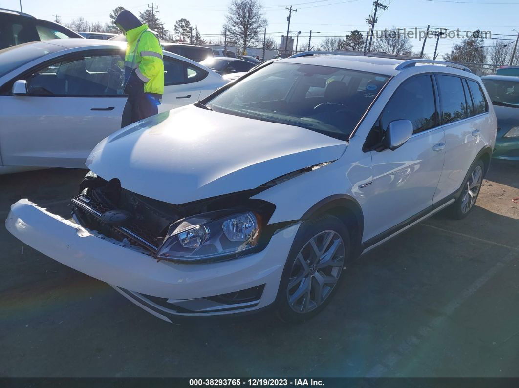 2017 Volkswagen Golf Alltrack Tsi S/tsi Se/tsi Sel Белый vin: 3VWH17AUXHM540763