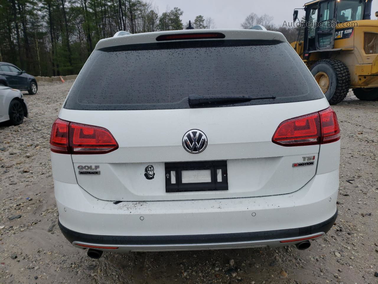 2017 Volkswagen Golf Alltrack S Белый vin: 3VWH17AUXHM543744