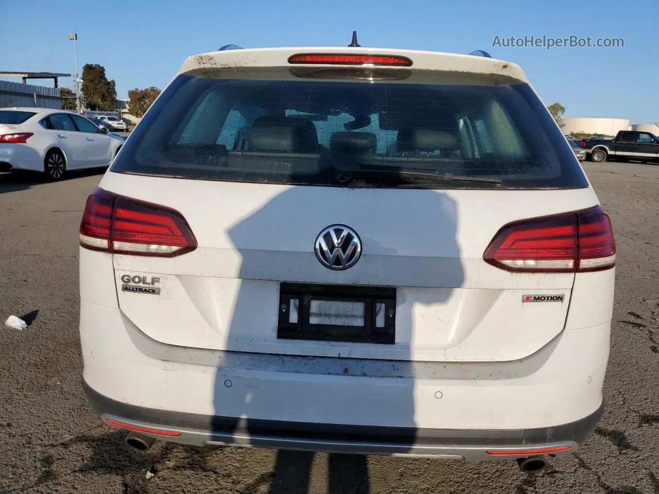 2019 Volkswagen Golf Alltrack S Белый vin: 3VWH17AUXKM501632