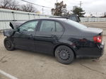 2009 Volkswagen Jetta S Black vin: 3VWHM71K49M031209