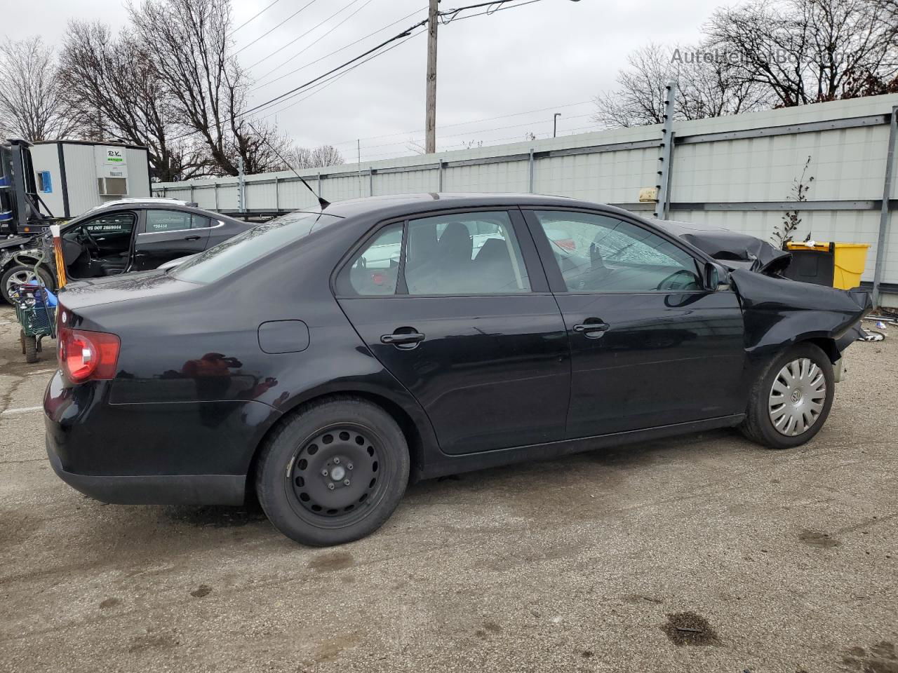 2009 Volkswagen Jetta S Black vin: 3VWHM71K49M031209