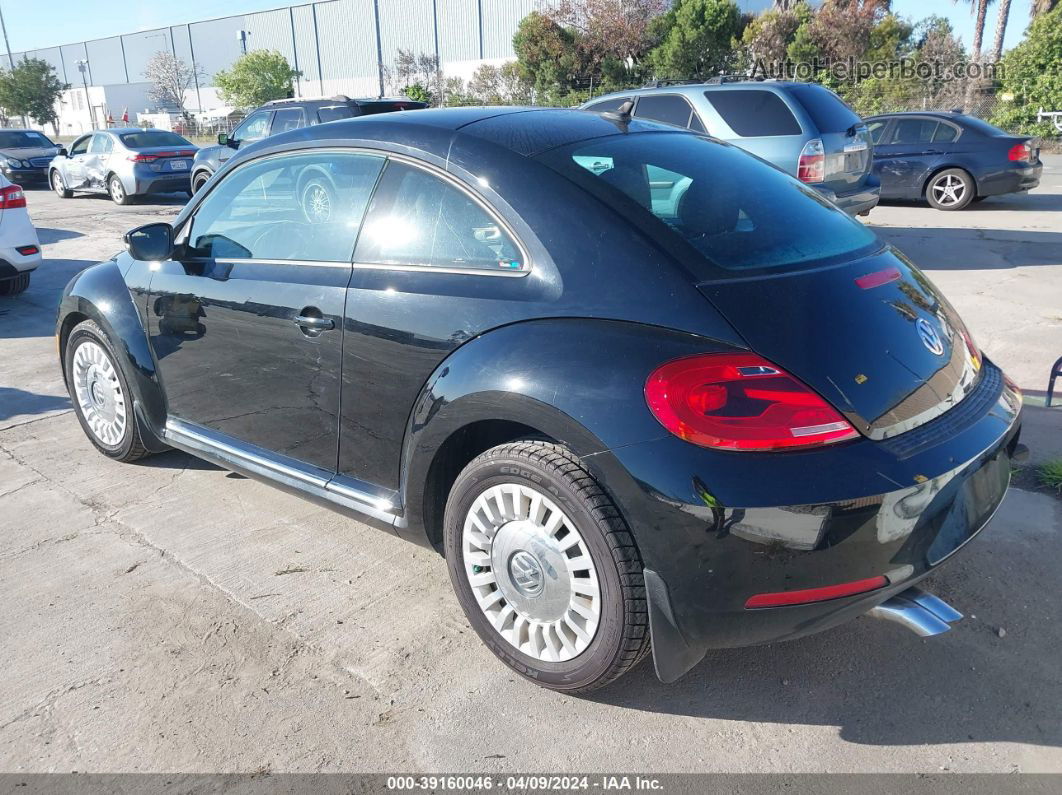 2014 Volkswagen Beetle 2.5l Black vin: 3VWHP7AT2EM607616