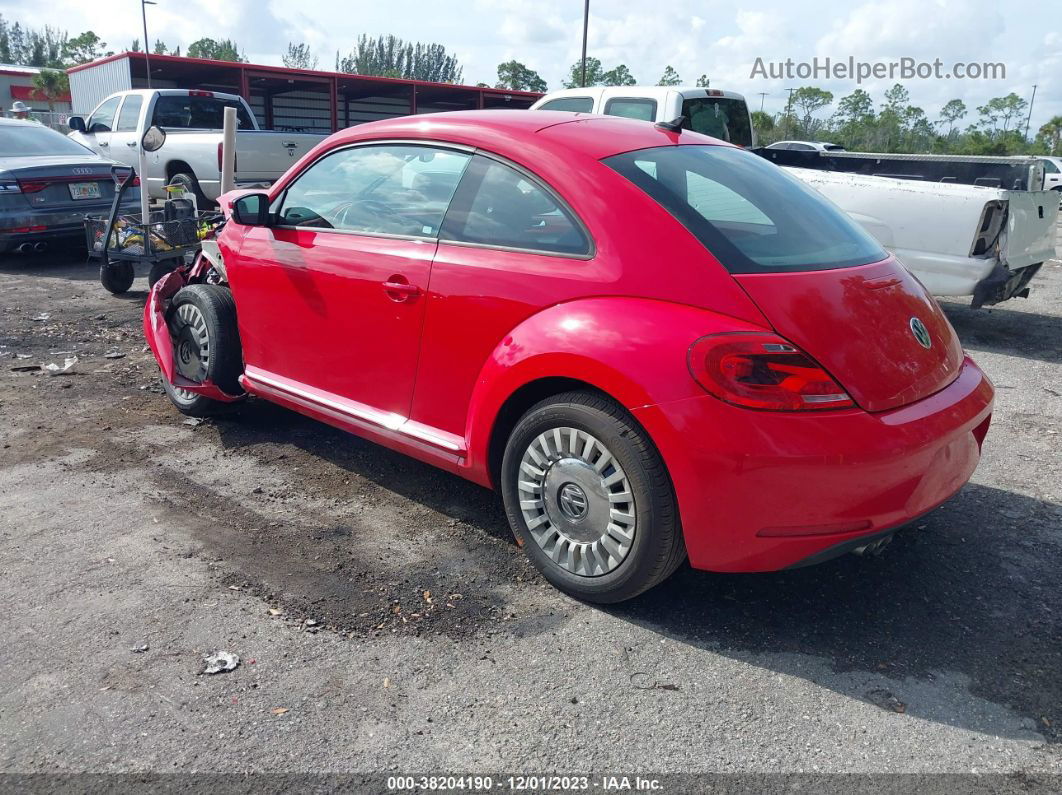 2014 Volkswagen Beetle 2.5l Red vin: 3VWHX7AT8EM628972