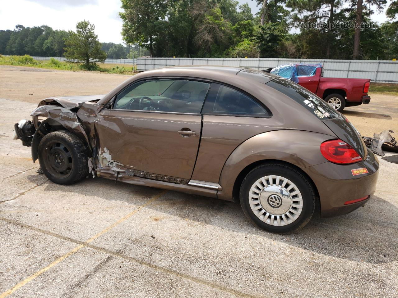 2014 Volkswagen Beetle  Tan vin: 3VWJ07AT0EM662491