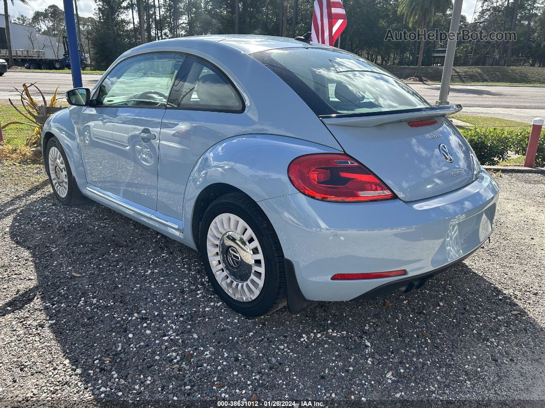 2016 Volkswagen Beetle 1.8t Se Light Blue vin: 3VWJ07AT0GM600740