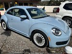 2016 Volkswagen Beetle 1.8t Se Light Blue vin: 3VWJ07AT0GM600740