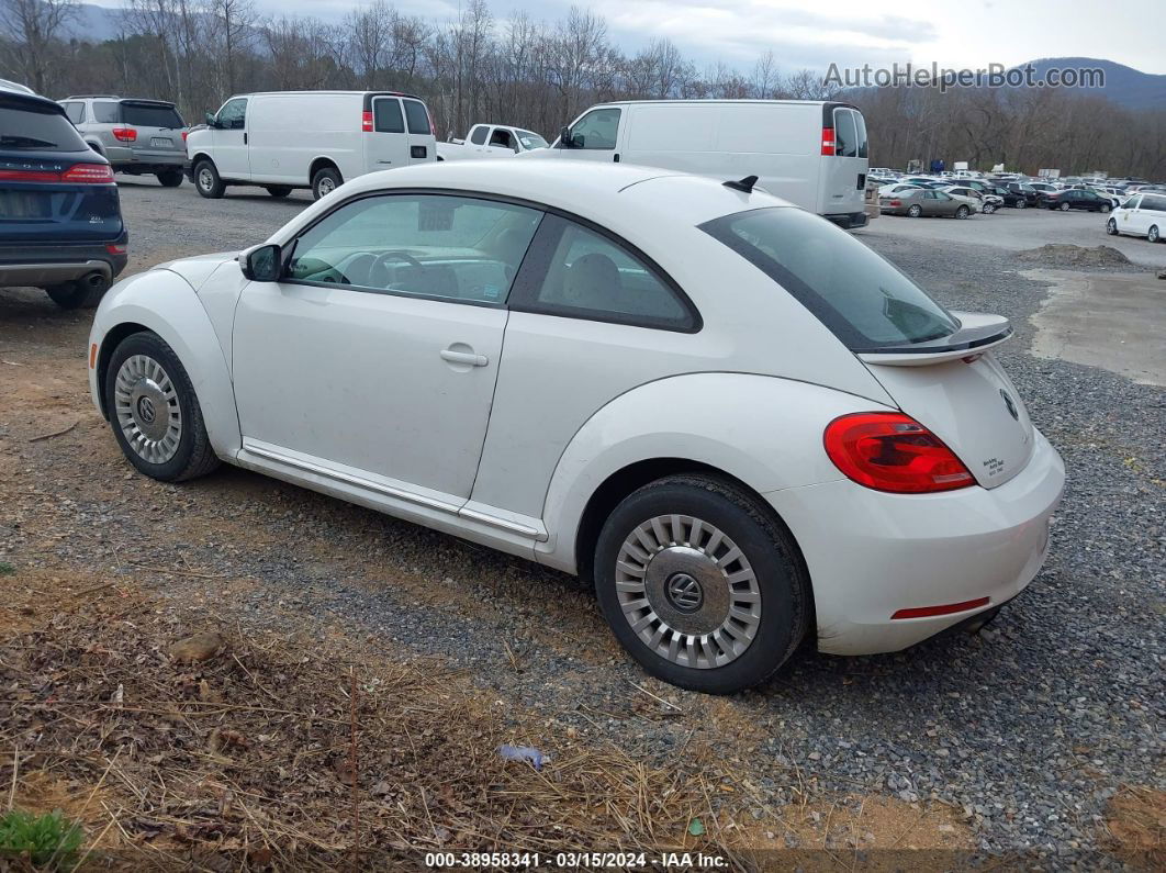 2016 Volkswagen Beetle 1.8t Se White vin: 3VWJ07AT0GM608384