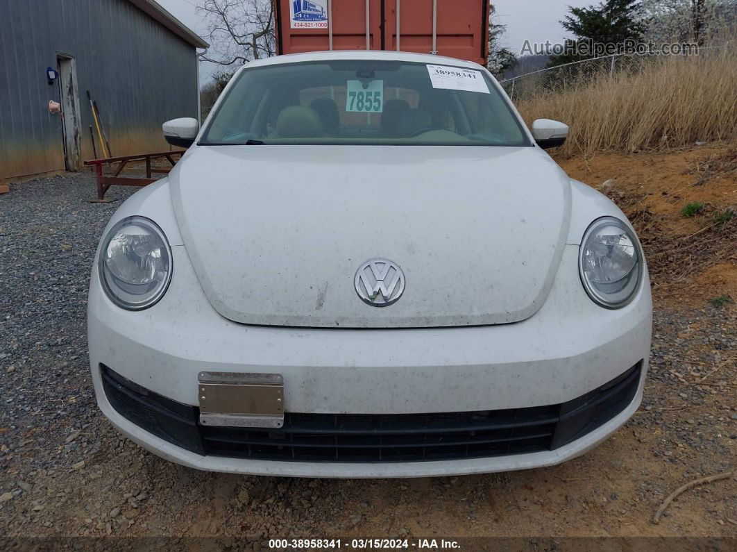 2016 Volkswagen Beetle 1.8t Se White vin: 3VWJ07AT0GM608384