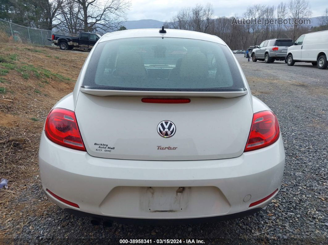 2016 Volkswagen Beetle 1.8t Se White vin: 3VWJ07AT0GM608384