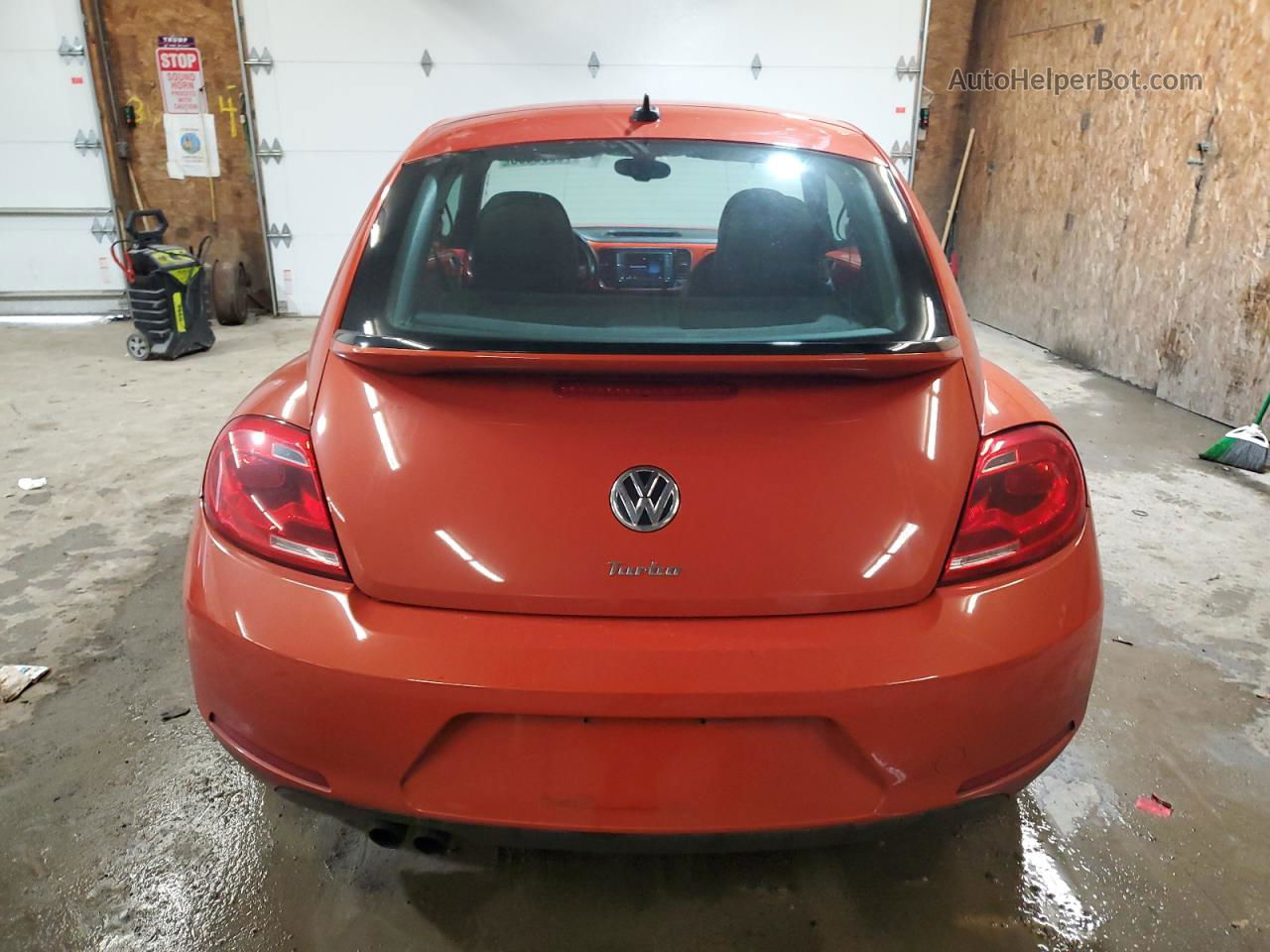 2016 Volkswagen Beetle Se Orange vin: 3VWJ07AT0GM616405