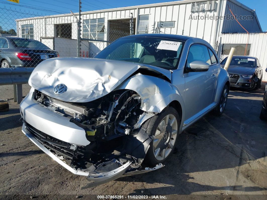 2016 Volkswagen Beetle 1.8t Sel Silver vin: 3VWJ07AT0GM617960