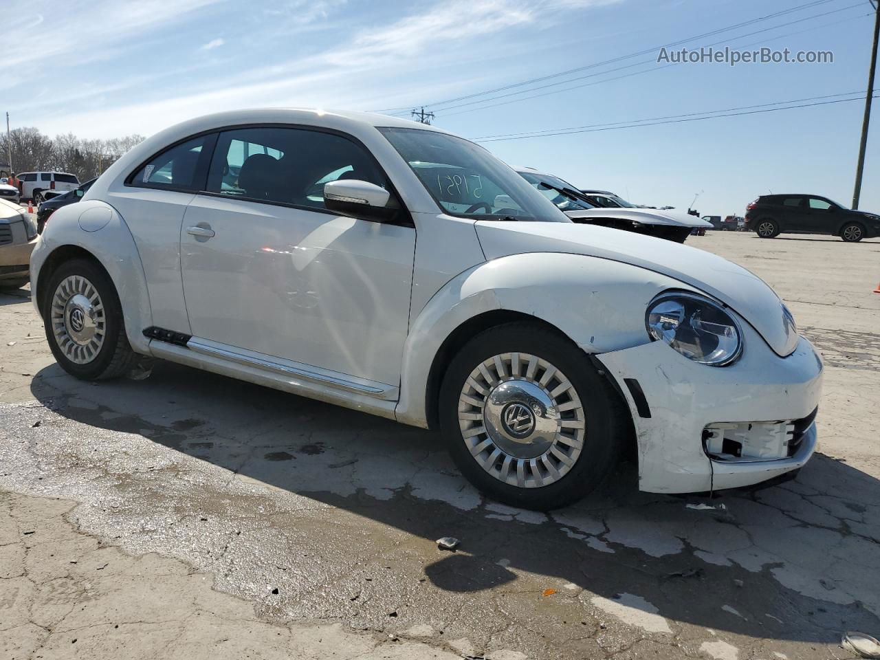 2014 Volkswagen Beetle  Белый vin: 3VWJ07AT1EM637843