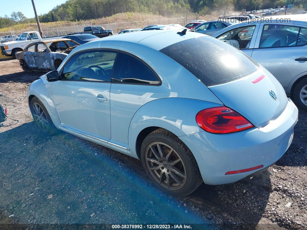 2014 Volkswagen Beetle 1.8t Light Blue vin: 3VWJ07AT3EM659892