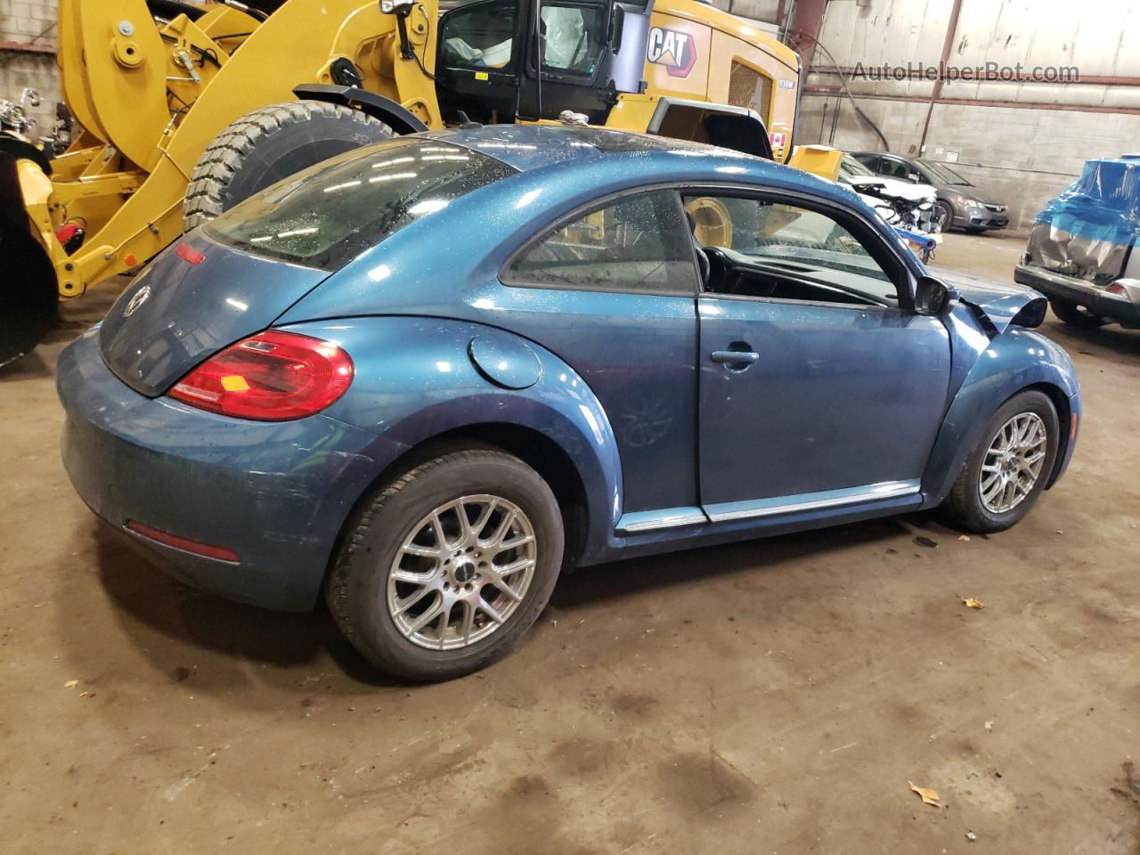 2016 Volkswagen Beetle Se Blue vin: 3VWJ07AT3GM627172