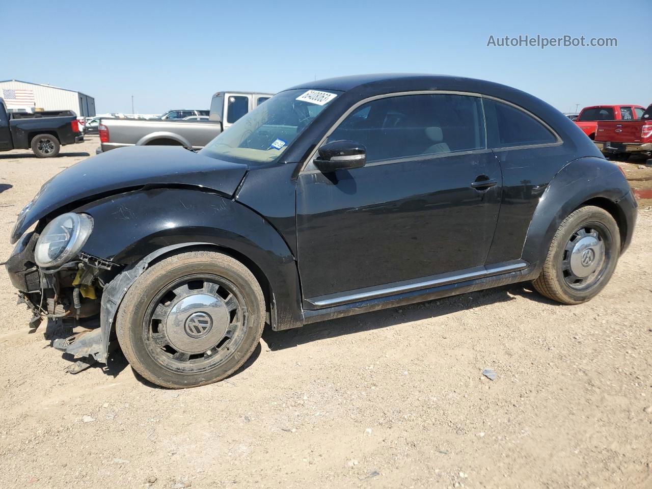 2014 Volkswagen Beetle  Black vin: 3VWJ07AT4EM659108