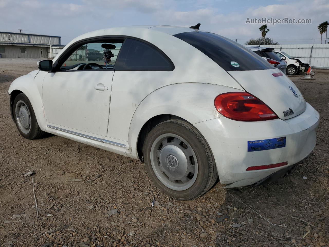 2014 Volkswagen Beetle  Белый vin: 3VWJ07AT5EM662387