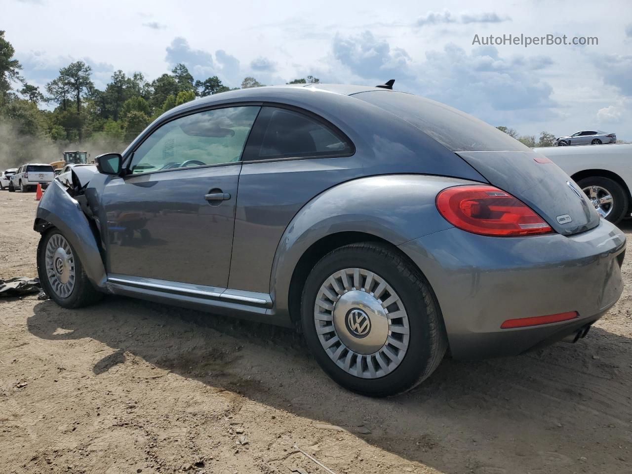 2014 Volkswagen Beetle  Gray vin: 3VWJ07AT7EM660799