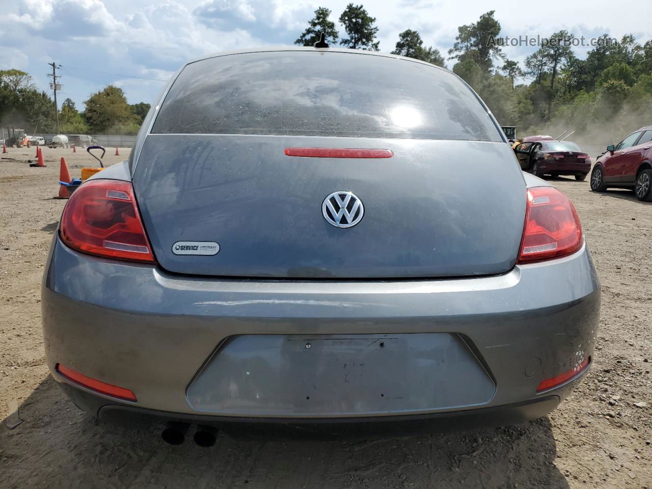 2014 Volkswagen Beetle  Gray vin: 3VWJ07AT7EM660799