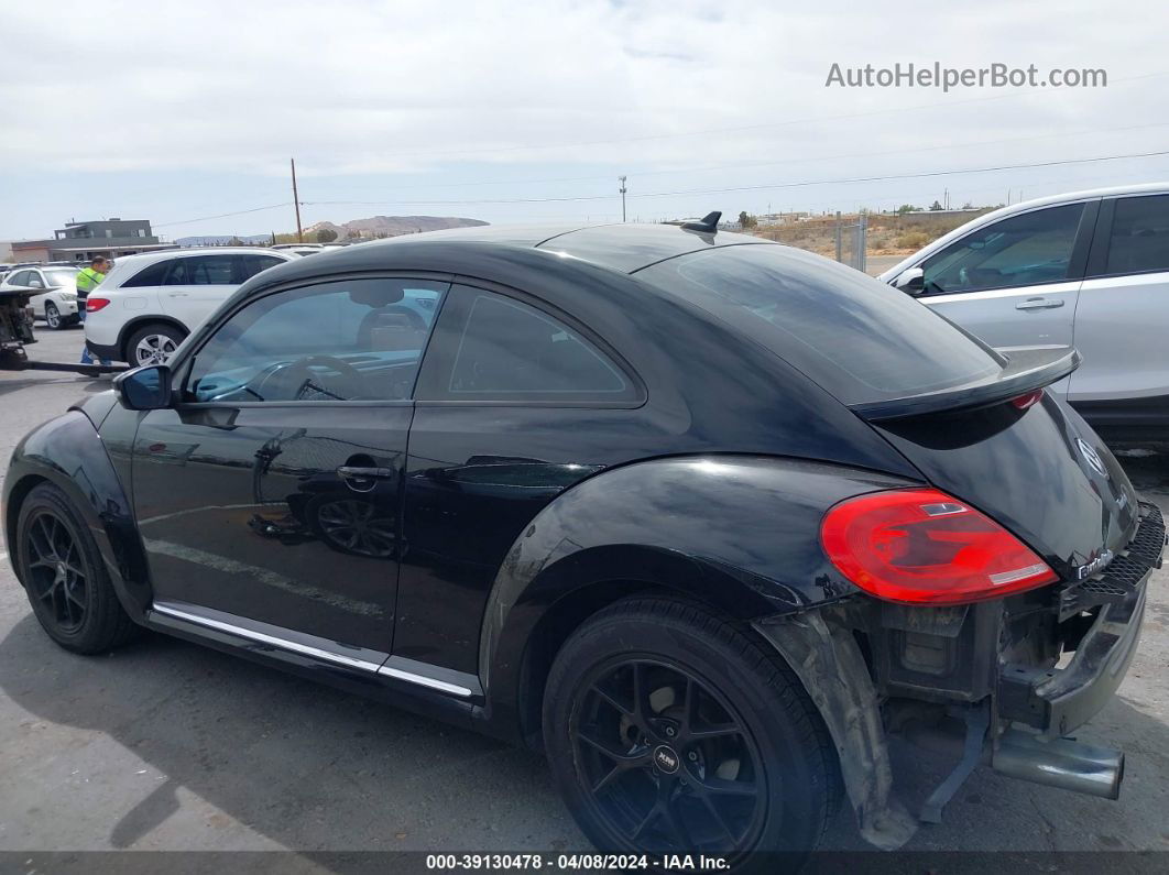 2016 Volkswagen Beetle 1.8t Se Black vin: 3VWJ07AT7GM602677