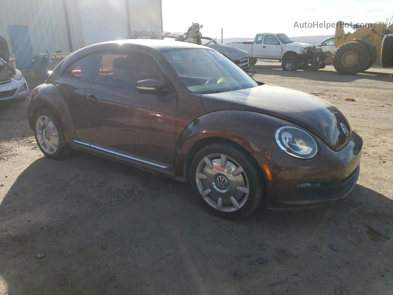 2016 Volkswagen Beetle Se Brown vin: 3VWJ07AT7GM635887