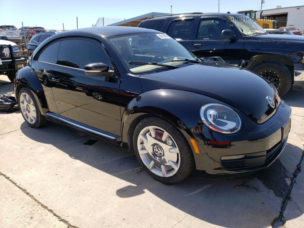 2016 Volkswagen Beetle Se Black vin: 3VWJ07AT8GM628107