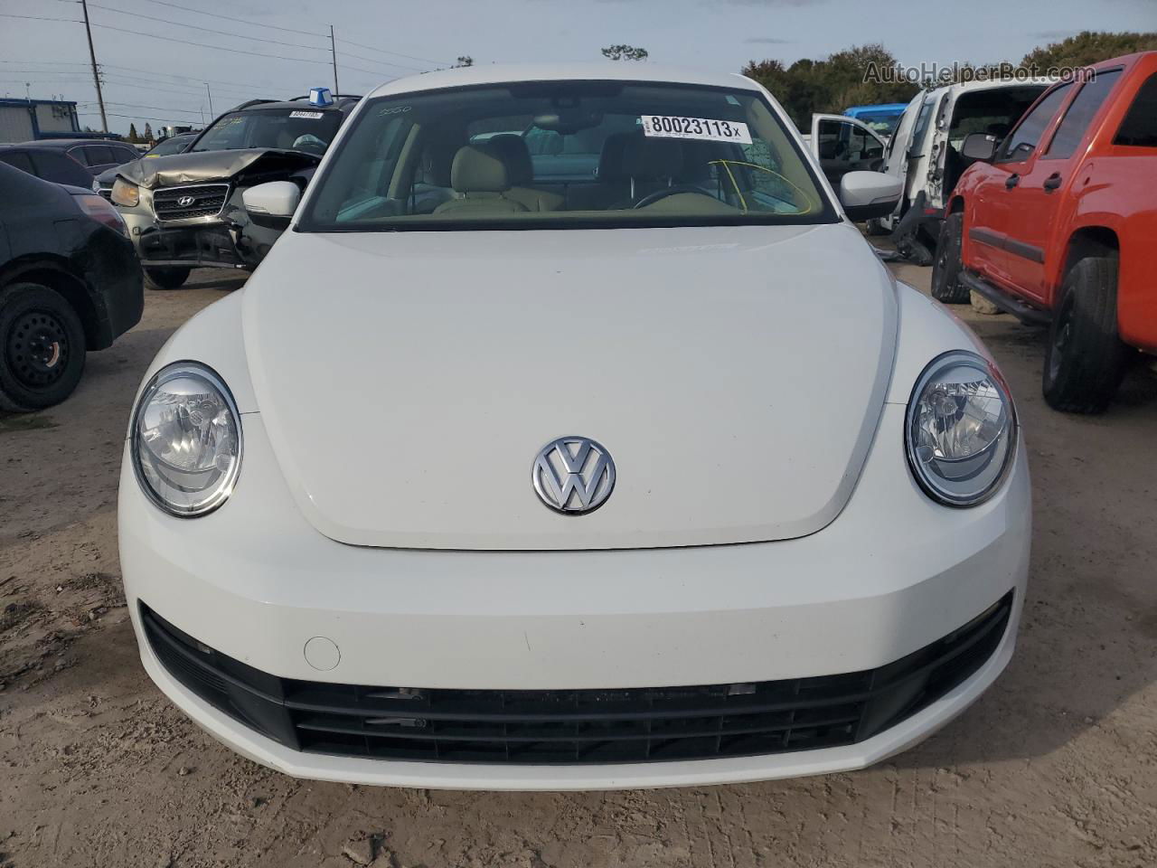 2016 Volkswagen Beetle Se Белый vin: 3VWJ07ATXGM616234