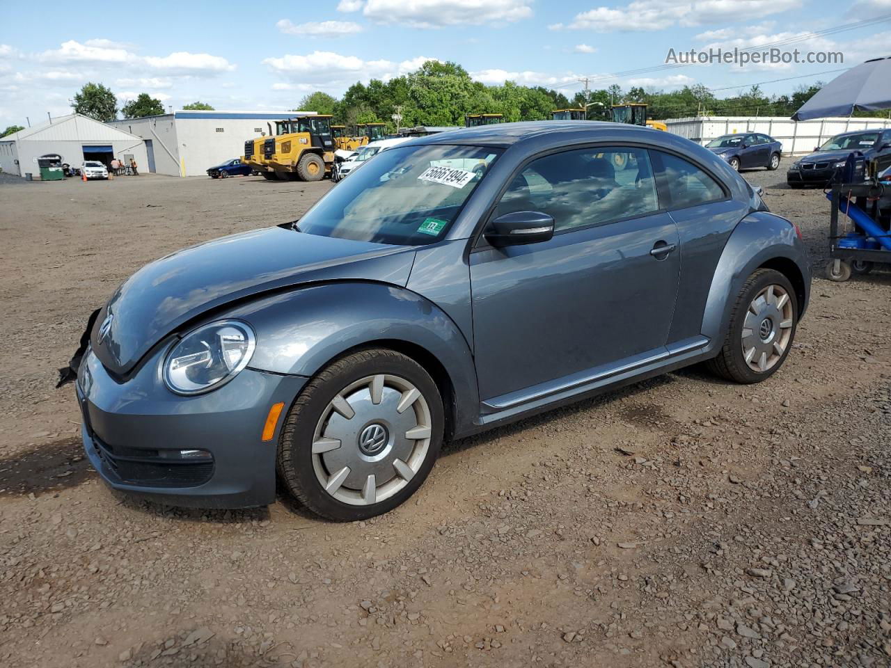 2016 Volkswagen Beetle Se Gray vin: 3VWJ17AT1GM606706