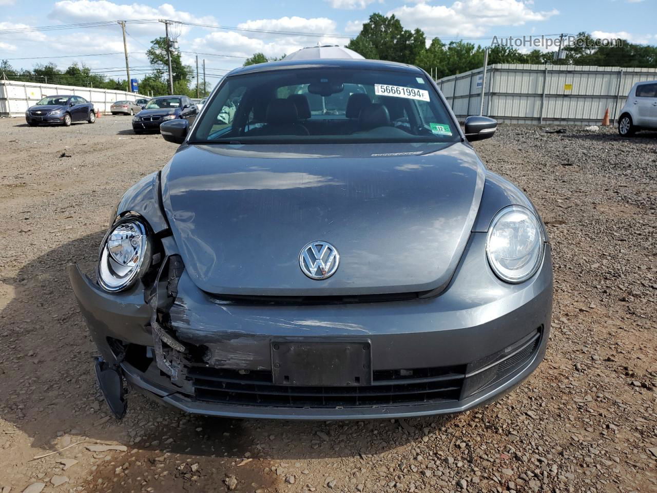 2016 Volkswagen Beetle Se Gray vin: 3VWJ17AT1GM606706