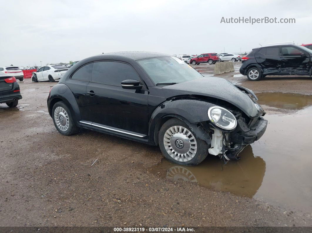 2016 Volkswagen Beetle 1.8t Se Black vin: 3VWJ17AT1GM628074