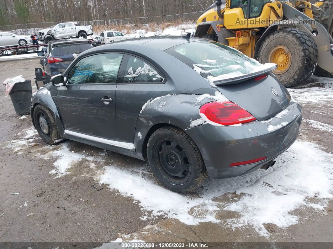 2016 Volkswagen Beetle 1.8t Se/1.8t Sel Gray vin: 3VWJ17AT1GM633954