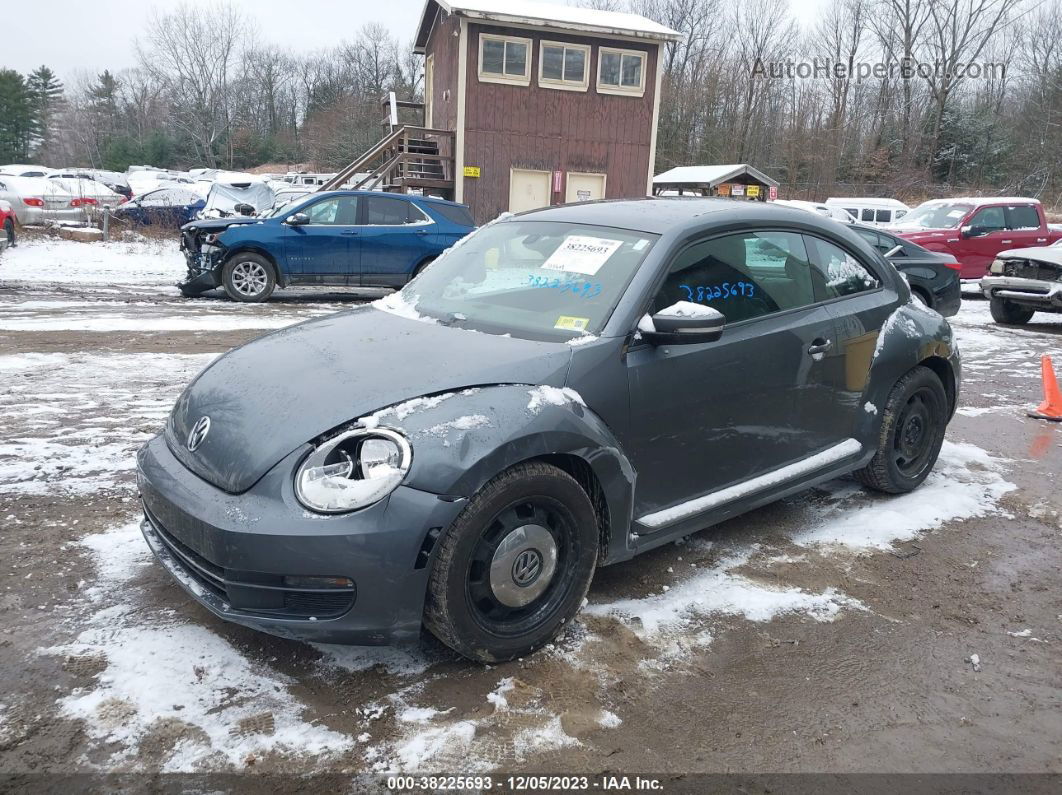 2016 Volkswagen Beetle 1.8t Se/1.8t Sel Gray vin: 3VWJ17AT1GM633954