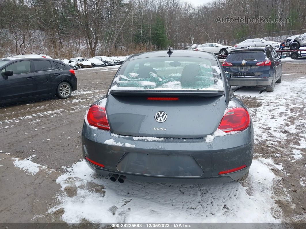 2016 Volkswagen Beetle 1.8t Se/1.8t Sel Gray vin: 3VWJ17AT1GM633954