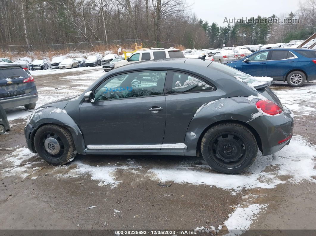 2016 Volkswagen Beetle 1.8t Se/1.8t Sel Gray vin: 3VWJ17AT1GM633954