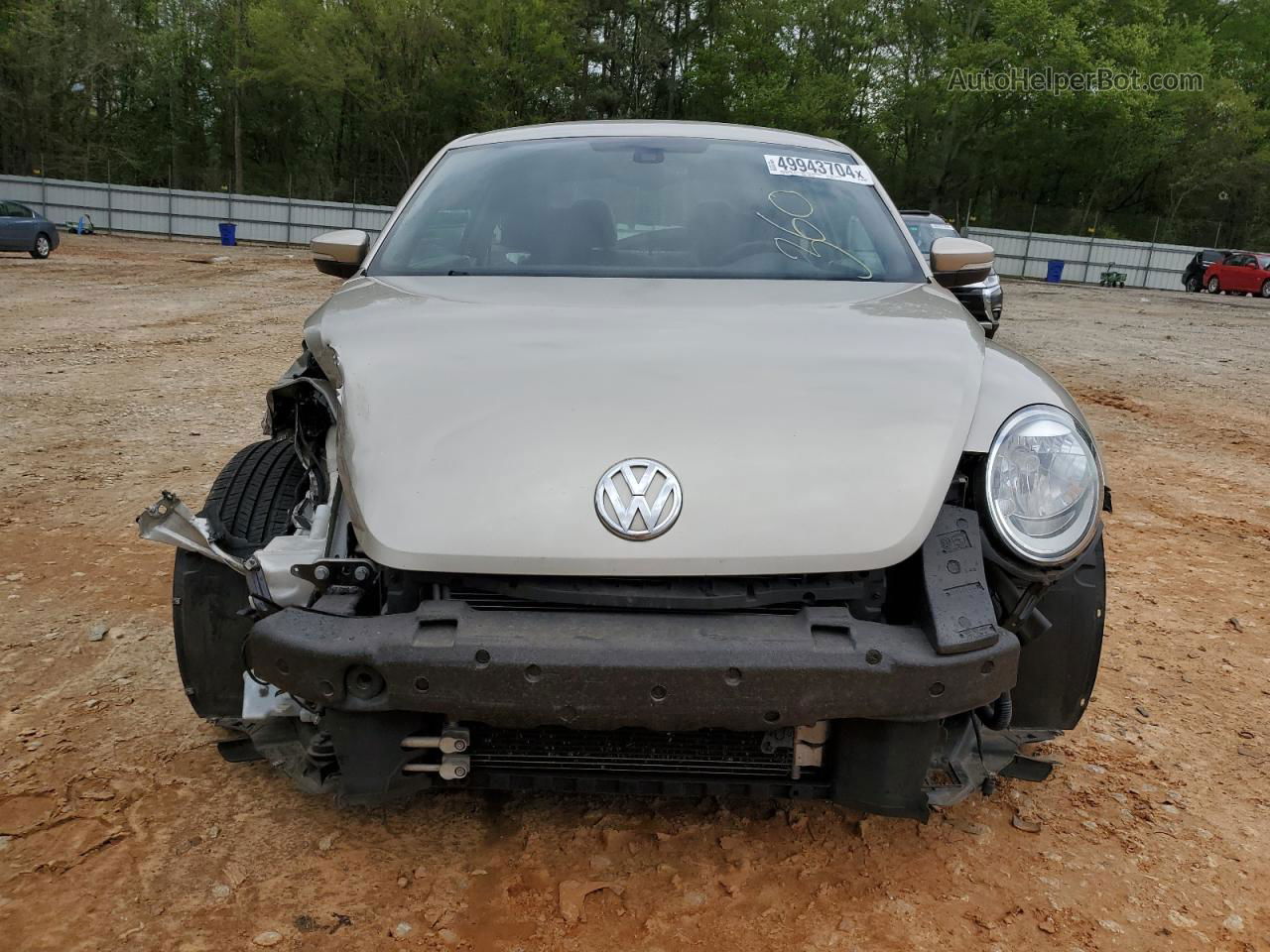 2016 Volkswagen Beetle Se Beige vin: 3VWJ17AT2GM604351