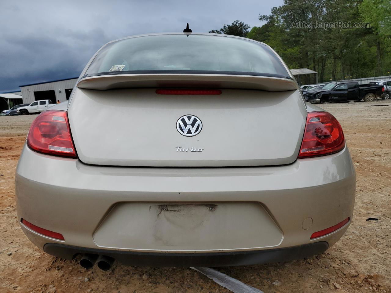 2016 Volkswagen Beetle Se Beige vin: 3VWJ17AT2GM604351