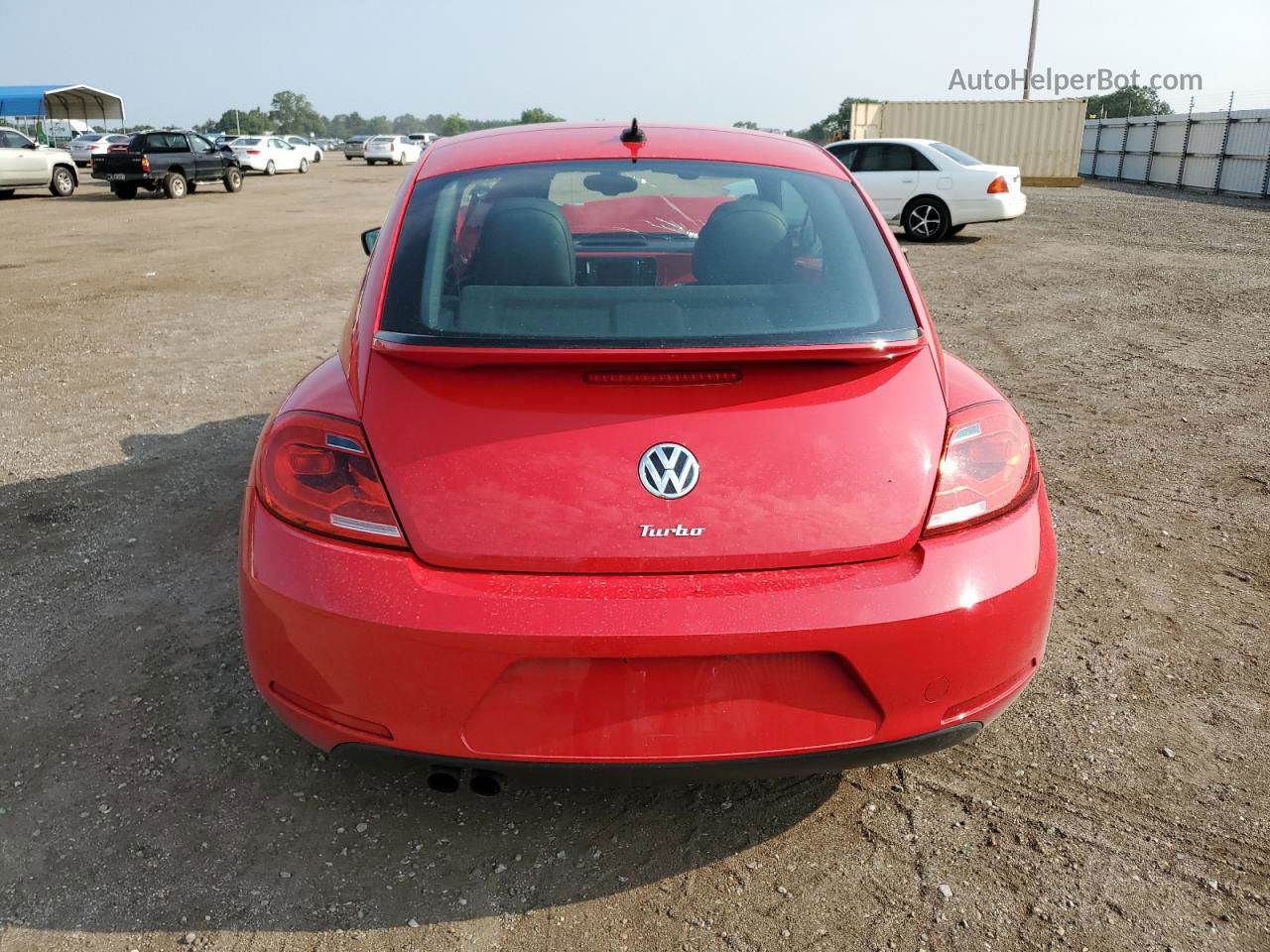 2016 Volkswagen Beetle Se Red vin: 3VWJ17AT2GM635292