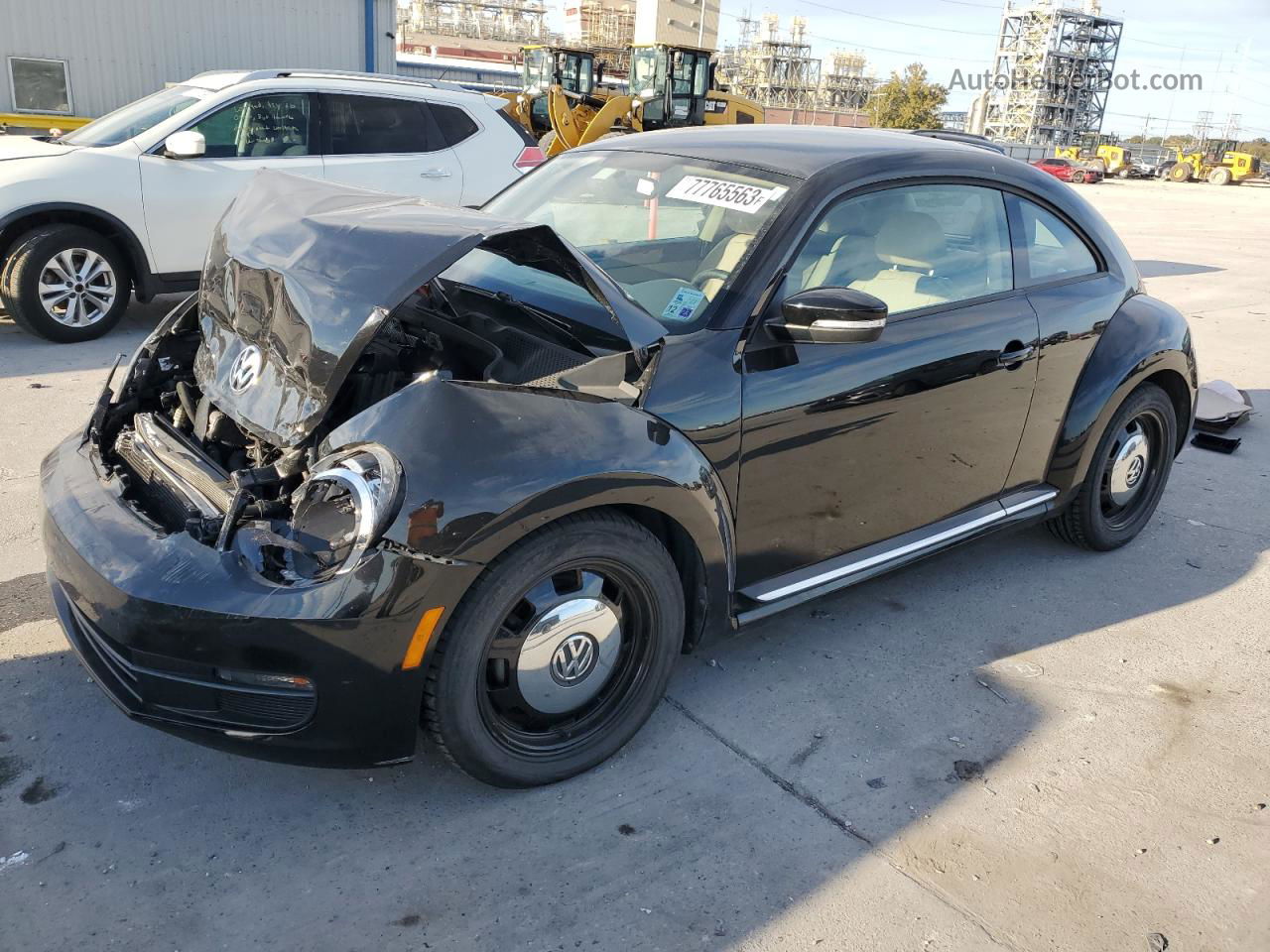 2014 Volkswagen Beetle  Black vin: 3VWJ17AT3EM641194