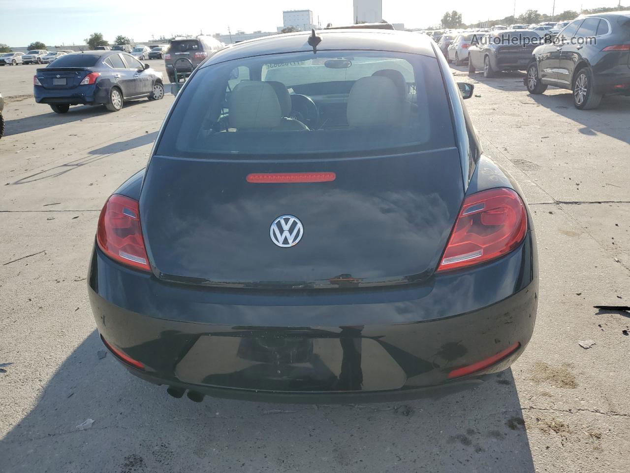 2014 Volkswagen Beetle  Black vin: 3VWJ17AT3EM641194