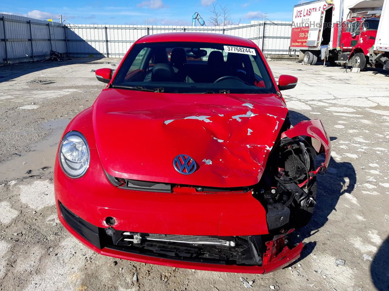 2016 Volkswagen Beetle Se Red vin: 3VWJ17AT3GM602382