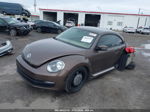 2016 Volkswagen Beetle 1.8t Se Brown vin: 3VWJ17AT6GM606118