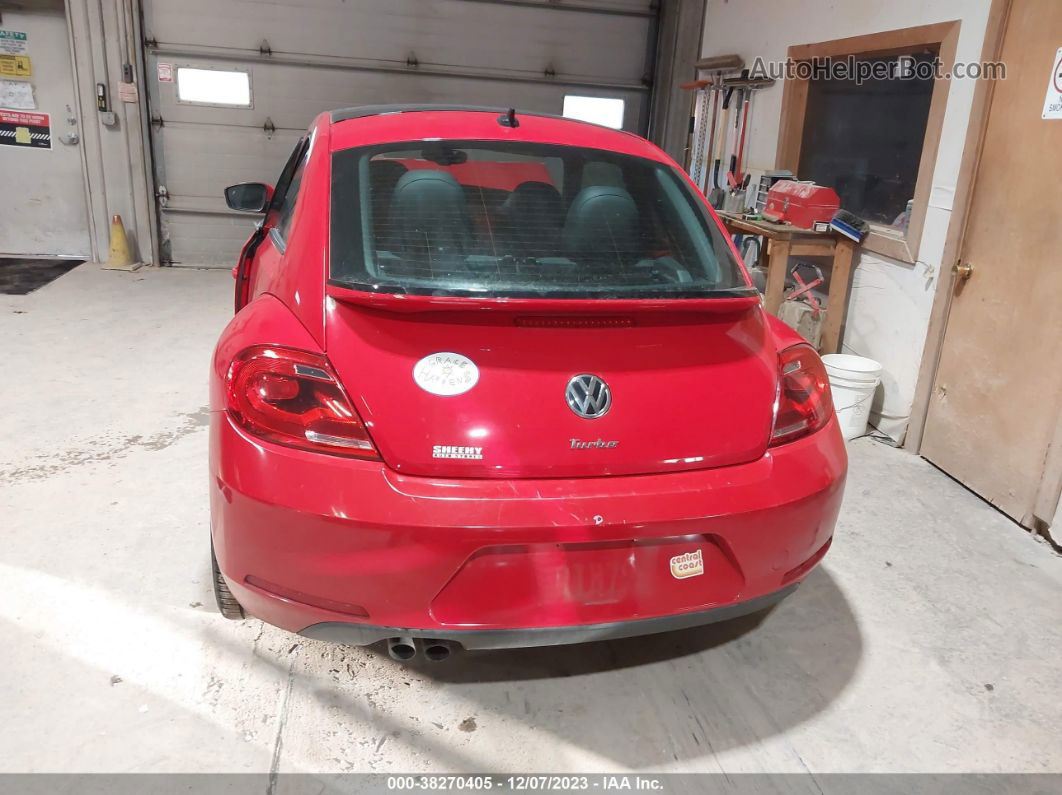 2016 Volkswagen Beetle 1.8t Sel Красный vin: 3VWJ17AT6GM615773