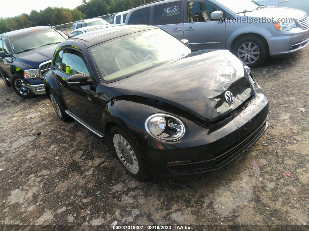 2014 Volkswagen Beetle Coupe 1.8t W/sun Black vin: 3VWJ17AT7EM648133