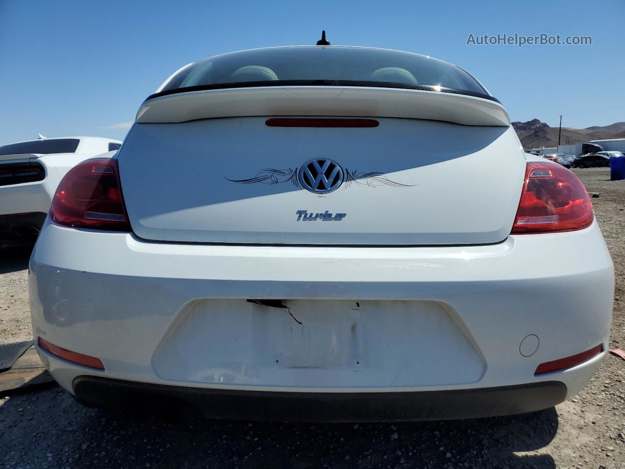 2016 Volkswagen Beetle Se White vin: 3VWJ17AT7GM600988