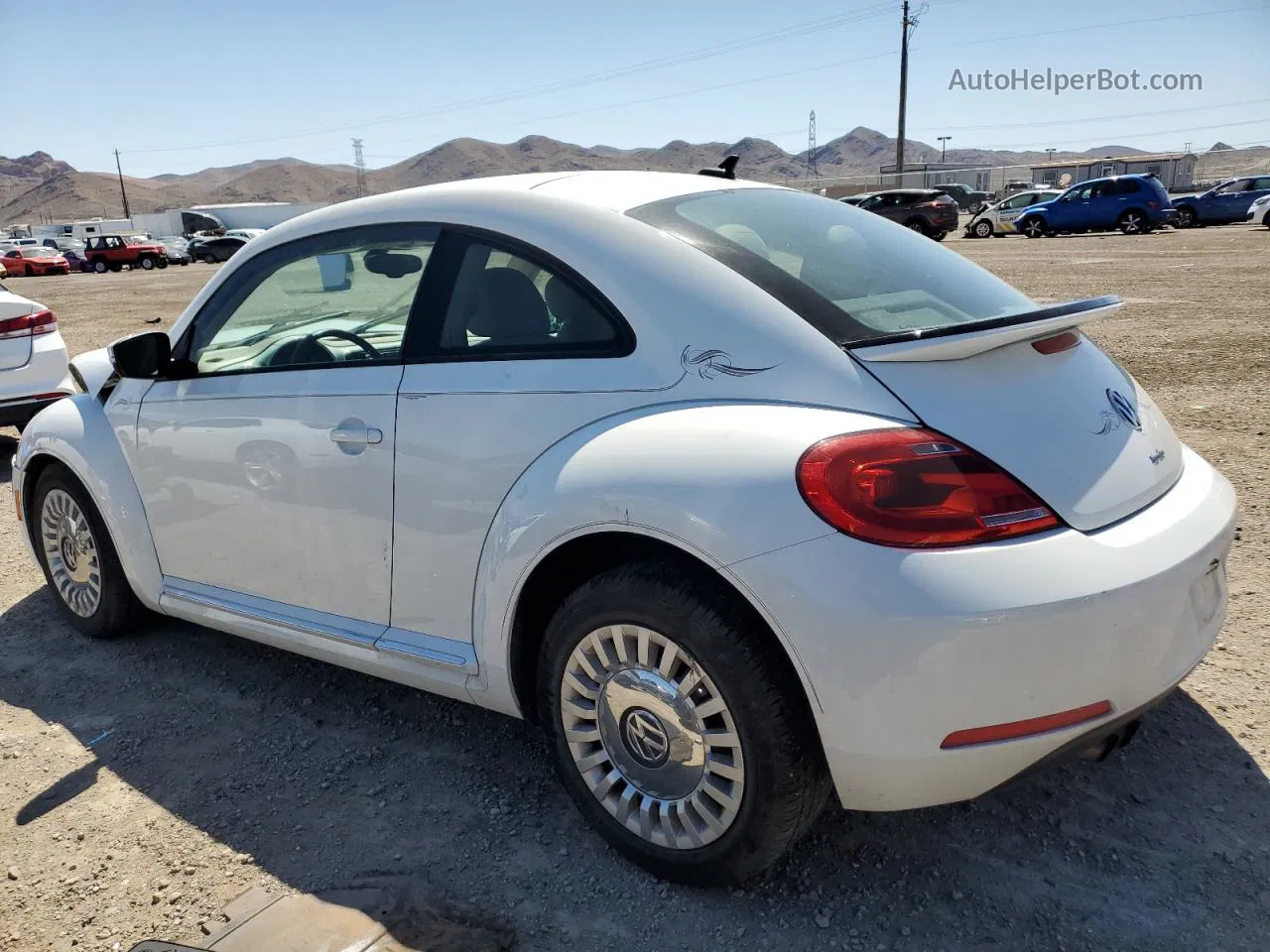 2016 Volkswagen Beetle Se White vin: 3VWJ17AT7GM600988