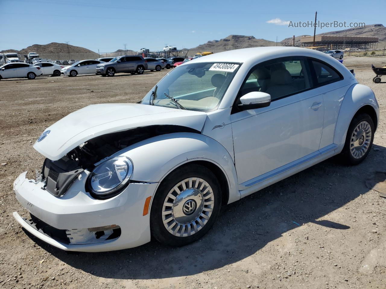 2016 Volkswagen Beetle Se White vin: 3VWJ17AT7GM600988