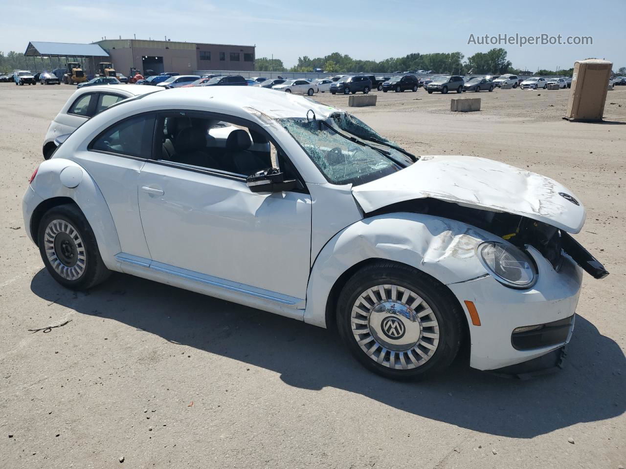 2016 Volkswagen Beetle Se White vin: 3VWJ17AT7GM635658