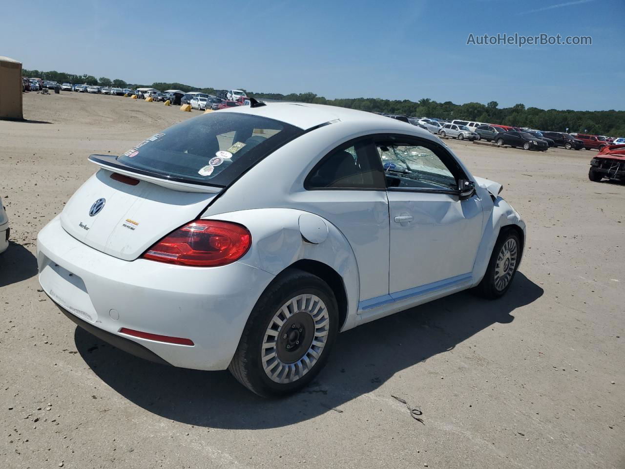 2016 Volkswagen Beetle Se White vin: 3VWJ17AT7GM635658