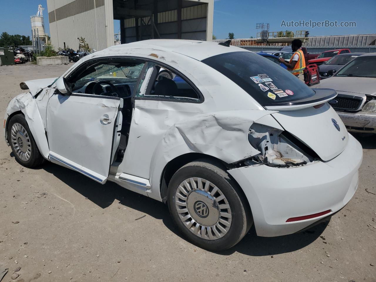 2016 Volkswagen Beetle Se White vin: 3VWJ17AT7GM635658