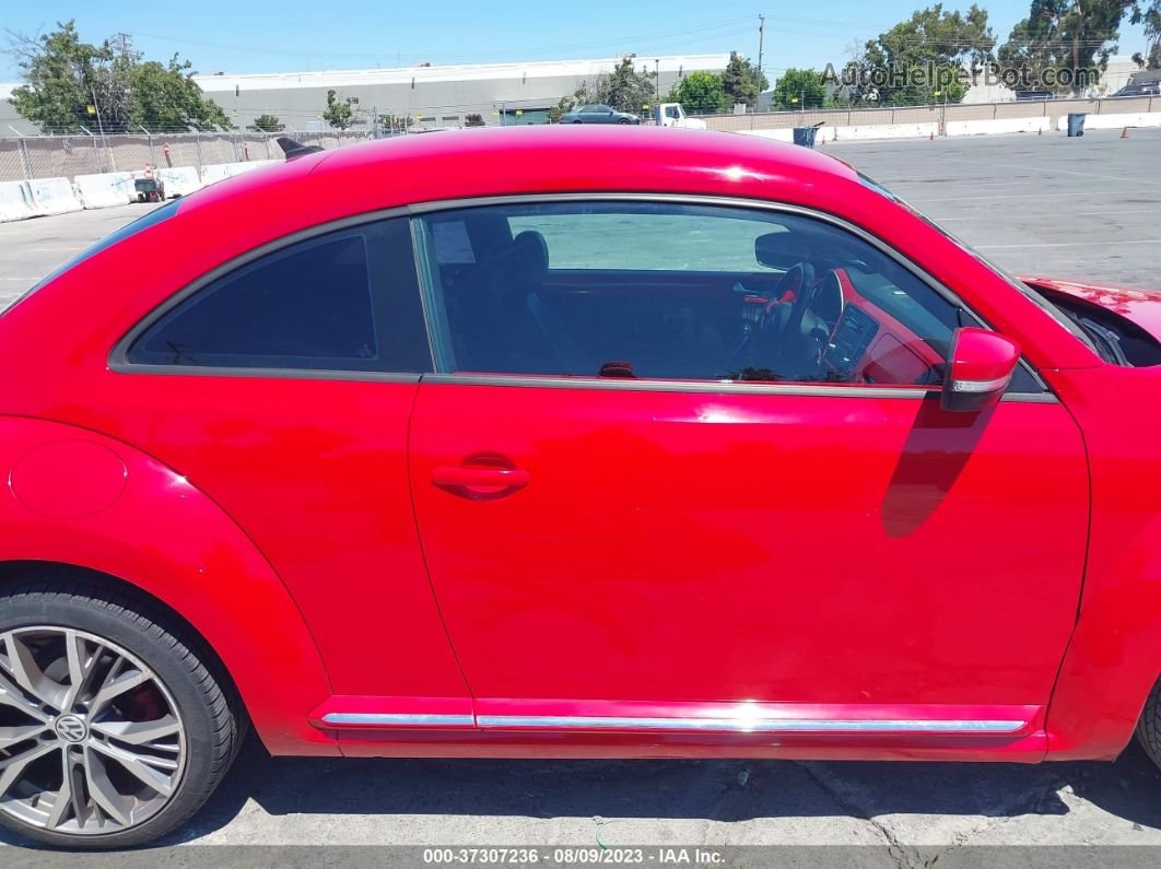 2014 Volkswagen Beetle Coupe 1.8t Red vin: 3VWJ17AT8EM664678