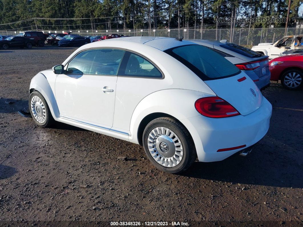 2014 Volkswagen Beetle 1.8t White vin: 3VWJ17AT9EM637568